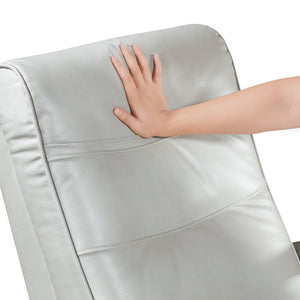 Faux Leather Manual Swivel Glider Reclining Chair