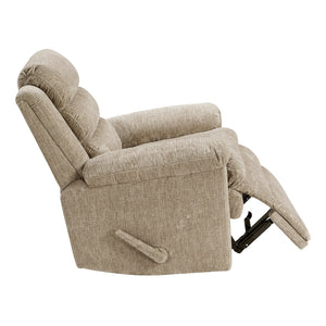 Textured Microfiber Manual Swivel Glider Reclining Chair