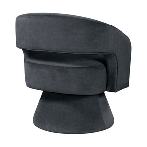 Velvet Swivel Chair