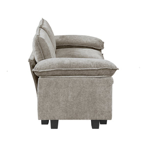 Chenille Fabric Living Room Loveseat