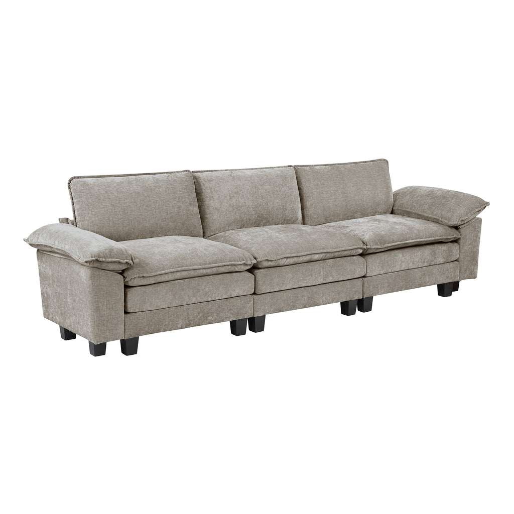 Chenille Fabric Living Room Sofa