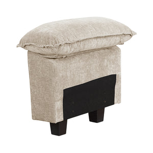 Chenille Fabric 2 Arms with Adjustable Pillow Top