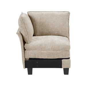 Chenille Fabric Corner Seat