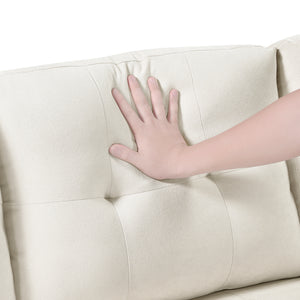 Textured Fabric 2- Piece Sectional with Reversible Chaise, Storage and Pull-out Bed