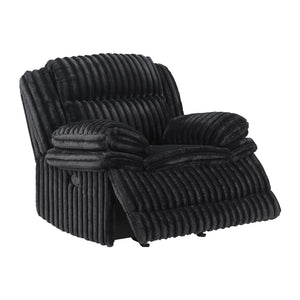 Corduroy Fabric Glider Reclining Chair