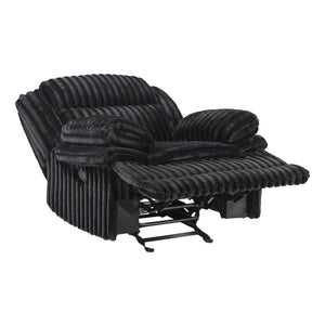 Corduroy Fabric Glider Reclining Chair