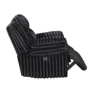 Corduroy Fabric Glider Reclining Chair
