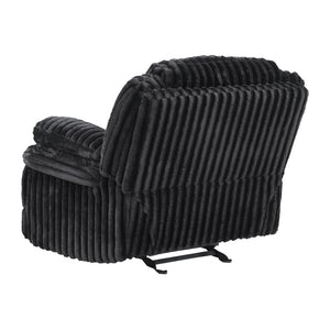 Corduroy Fabric Glider Reclining Chair