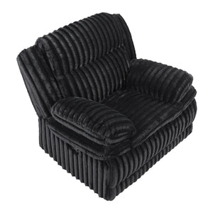 Corduroy Fabric Glider Reclining Chair