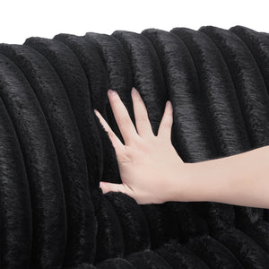 Corduroy Fabric Glider Reclining Chair