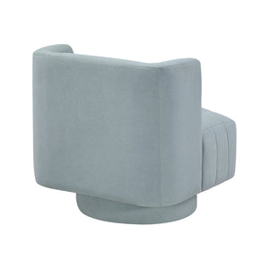Textured Fabric Swivel Chair