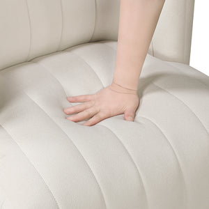 Textured Fabric Swivel Chair