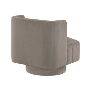 Textured Fabric Swivel Chair