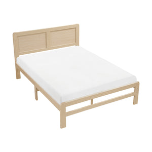 Wood Queen Platform Bed