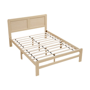 Wood Queen Platform Bed