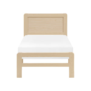 Wood Twin Platform Bed