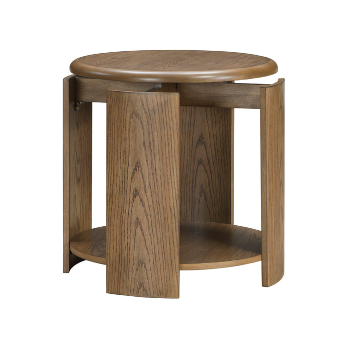 Wood End Table
