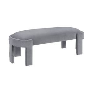 Velvet Fabric Bench