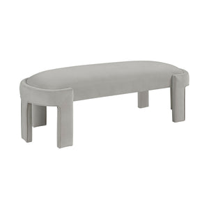 Velvet Fabric Bench
