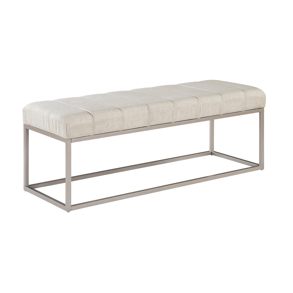 Textured Fabric Bench