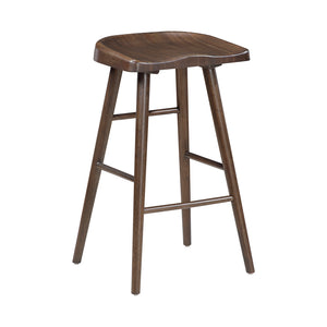 Wood Pub Height Stool