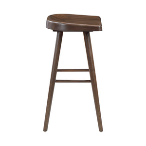 Wood Pub Height Stool