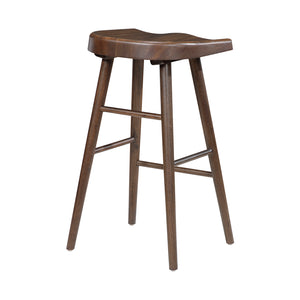 Wood Pub Height Stool