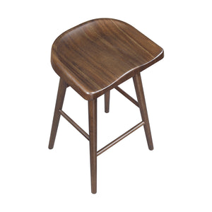 Wood Pub Height Stool