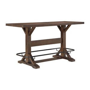 Wood Pub Height Table