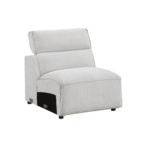 Textured Microfiber Fabric Armless Chair