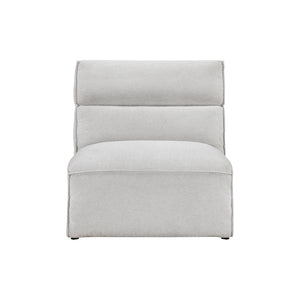 Textured Microfiber Fabric Armless Chair