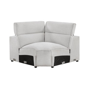 Textured Microfiber Fabric Corner Seat