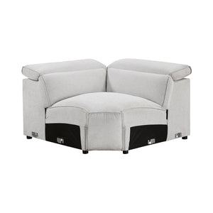 Textured Microfiber Fabric Corner Seat