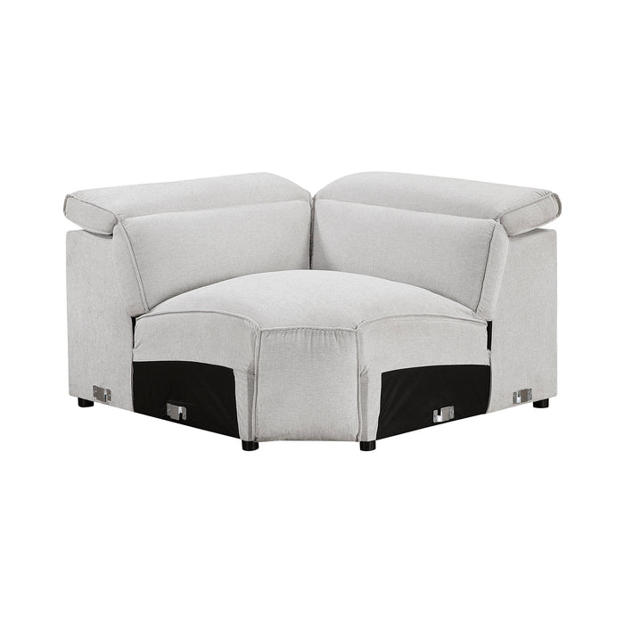 Textured Microfiber Fabric Corner Seat