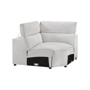 Textured Microfiber Fabric Corner Seat