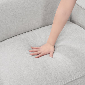 Textured Microfiber Fabric Corner Seat