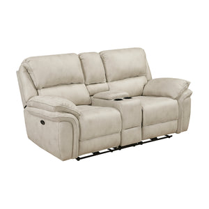Wall-Hugger Power Double Reclining Loveseat