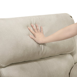 Wall-Hugger Manual Double Reclining Sofa