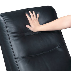 Faux Leather Manual Swivel Glider Reclining Chair