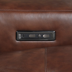 Leather 7-Piece Modular Power Reclining Sectional