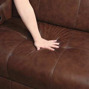Leather Power Left Side Reclining Chair