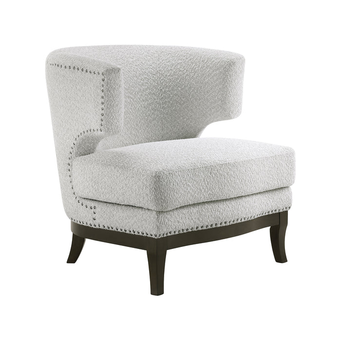 Boucle Fabric Accent Chair