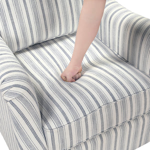 Textured Fabric Swivel Chair