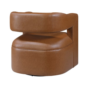 Faux Leather Swivel Chair