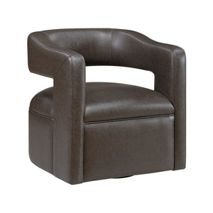 Faux Leather Swivel Chair
