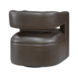 Faux Leather Swivel Chair