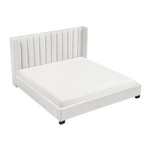 Textured Fabric Eastern King Bed in a Box