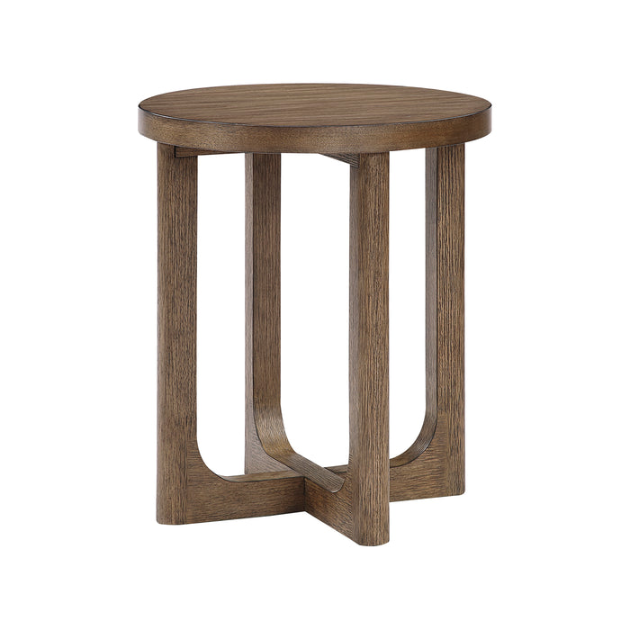 Wood End Table