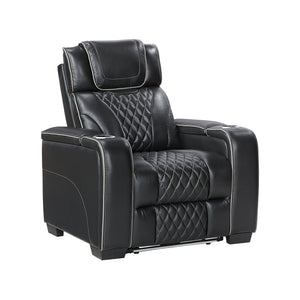 Leather Match Power Reclining Chair