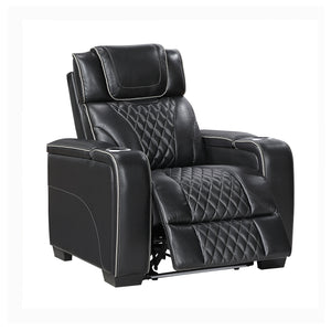 Leather Match Power Reclining Chair